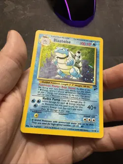 Pokemon Base Set 2 Blastoise Card 2/130 Holo Rare Vintage 🔥 - Image 3