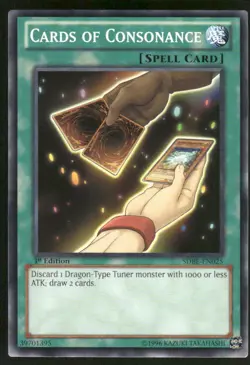 Cards of Consonance SDBE-EN025 Saga of Blue-Eyes White Dragon 1st Edition - Image 1