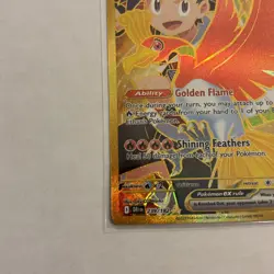 Pokemon TCG Ethan's Ho-Oh EX 239/182 Sv10: Destined Rivals Gold Holo Card NM - Image 3