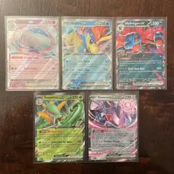 Pokemon Black Bolt and White Flare EX card lot - 5 Cards - NM - Image 1