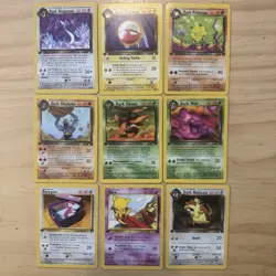 Pokemon Team Rocket 1st Edition Cards - Lot of 9 - NM / LP - TCG - Image 1