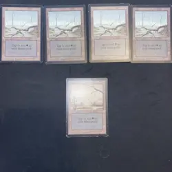 MTG Basic Land Lot Of 22 Forest, Mountain, Swamp - Limited Edition Beta (1993) - Image 4