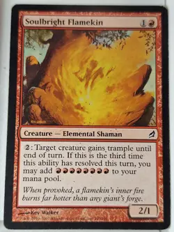 Soulbright Flamekin - Lorwyn - Magic the Gathering MTG Nice! - Image 1