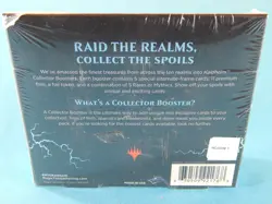Magic The Gathering Kaldheim Sealed English Collector Booster Box 2021 Torn Wrap - Image 2