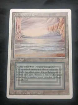 MTG Underground Sea Revised 3rd Edition Regular Rare MP - Image 1