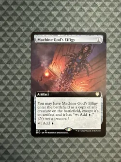 MTG Machine God’s Effigy #063 Ext. Art Rare Commander: The Brothers’ War (BRC) - Image 1