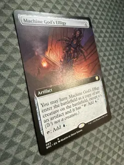 MTG Machine God’s Effigy #063 Ext. Art Rare Commander: The Brothers’ War (BRC) - Image 2