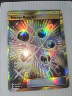 2018 Pokemon Forbidden Light Energy Recycler 143/131 Secret Gold Rare EX-NM - Image 2