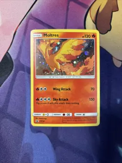 Moltres - SM143 - Pokemon Sun & Moon Promo Holo Rare Card LP+ - Image 1