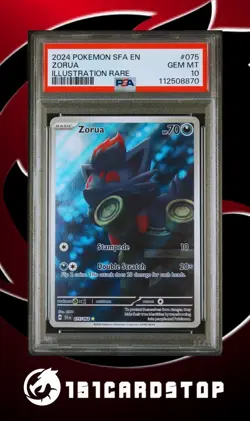 ??Pokemon TCG - Zorua - Illustration Rare - 075/064 - Shrouded Fable - PSA 10?? - Image 1