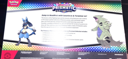 Pokemon Prismatic Evolutions Lucario Tyranitar Ex Premium Collection Sams Club - Image 2