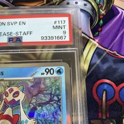 Pokemon PSA 9 Froslass Staff Promo SVP EN 117 Prerelease Twilight Masquerade - Image 3