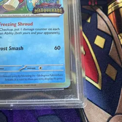Pokemon PSA 9 Froslass Staff Promo SVP EN 117 Prerelease Twilight Masquerade - Image 4