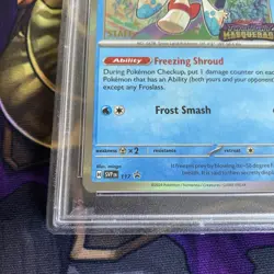 Pokemon PSA 9 Froslass Staff Promo SVP EN 117 Prerelease Twilight Masquerade - Image 5