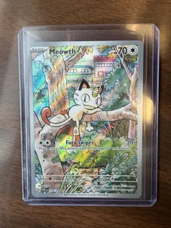 2025 Pokemon TCG Phantasmal Flames IR 106/094 Meowth - Image 1