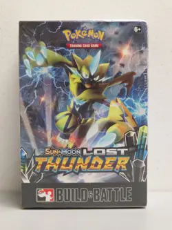 2018 Pokemon Sun & Moon Lost Thunder Factory Sealed Build & Battle Box - Image 1