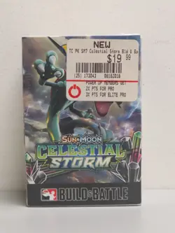 2018 Pokemon Sun & Moon Celestial Storm Factory Sealed Build & Battle Box - Image 1