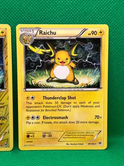 Pokemon Tcg Raichu 49/162 Breakthrough Reverse & Non Holo - Image 3