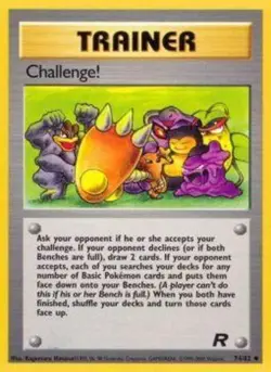 Pokemon - Challenge! - 74/82 - Uncommon - Unlimited Edition - Team Rocket - NM - Image 1