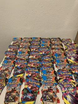 POKEMON TCG MEGA EVOLUTIONS SLEEVED BOOSTER LOT (40) FACTORY SEALED - Image 1