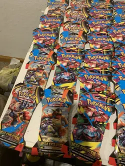 POKEMON TCG MEGA EVOLUTIONS SLEEVED BOOSTER LOT (40) FACTORY SEALED - Image 5