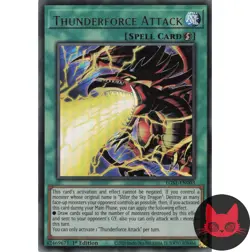 Yugioh Thunderforce Attack EGS1-EN003 Ultra Rare 1st Edition NM - Image 1
