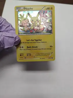 Pokemon TCG XY95 Pikachu Promo Card Black Star Rare Holo - Image 4