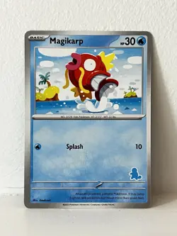 Pokemon My First Battle - Magikarp Card ( Squirtle Stamped ) LP - Image 1