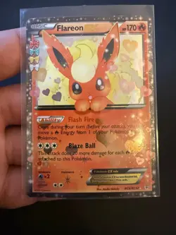 Flareon EX RC6-32 Generations: Radiant Collection Holo Pokemon Card MINT - Image 1