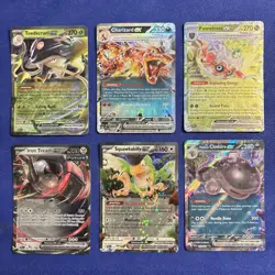 Pokemon Paldean Fates Ex Lot of 6 Cards Ultra Rare English Holos - NM - Image 1