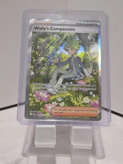 Wally's Compassion Trainer Pokemon Card 186/132 Mega Evolution - Image 1