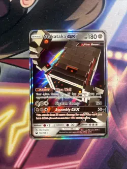 Stakataka GX - 102/168 - Rare Holo GX Celestial Storm - Pokemon Card - NM - Image 1