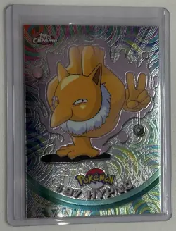 2000 Topps Chrome Hypno Pokemon Card, Foil Holographic - Image 1