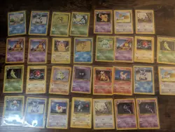Lot Of 30 Vintage Base Set Pokemon Cards Lot 11 - Image 1