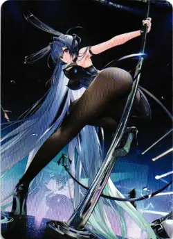 NEW JERSEY AZUR LANE FEET HOLOGRAPHIC ACG Goddess Story Anime Card - Image 2