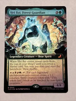 Avatar The Last Airbender Hei Bai, Forest Guardian 0205 Extended Art Mythic Foil - Image 1