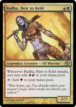 RADHA, HEIR TO KELD mtg NM Planar Chaos Rare - Image 1