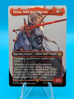 Magic the Gathering | Firion, Wild Rose Warrior | Borderless Non Foil | NM/LP - Image 1