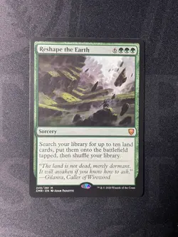 Magic the Gathering Reshape the Earth Commander Legends Mint #249/361 - Image 1