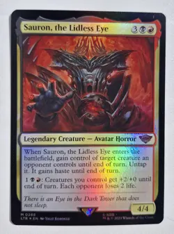 MTG Sauron, the Lidless Eye (Foil) [Tales of Middle-Earth, Near Mint] - Image 1