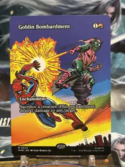 MTG | Goblin Bombardment [Spiderman] NF - Image 1