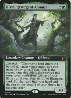 Nissa, Resurgent Animist (Extended Art) M March of the Machine: The Aftermath 16 - Image 1