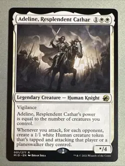MTG / Adeline, Resplendent Cathar / MID / #1 / Regular / Rare / NM - Image 1