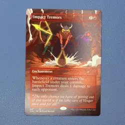 Impact Tremors Secret Lair Drop MTG Near Mint - Image 1