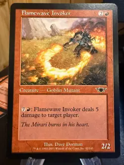MTG Magic the Gathering Legions Flamewave Invoker - Image 1