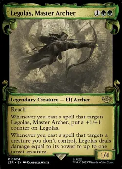 1x Legolas, Master Archer (Showcase Scrolls) - NM - SPARROW MAGIC mtg - Image 1