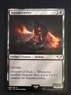 1x Venomcrawler (068) Commander: Universes Beyond: Warhammer 40,000 LP MTG Magic - Image 1