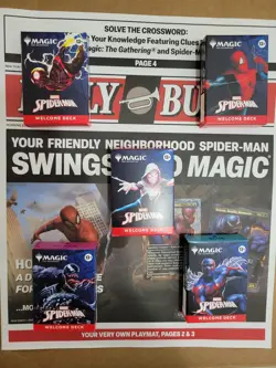 2025 Magic The Gathering Marvel Spider-Man Welcome Deck Complete Set 5- SDCC MTG - Image 1