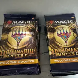 MAGIC THE GATHERING Dominaria United Welcome boosters 20 PACK LOT MTG NICE NEW - Image 1