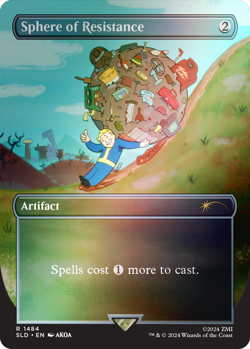 FREE SHIPPING (MTG) Secret Lair x Fallout: Vault Boy (Rainbow Foil) - Image 4
